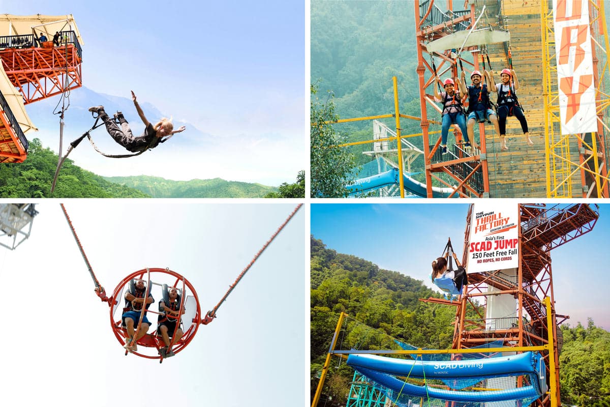 Thrill Factory's adventure combo at Shivpuri, Rishikesh