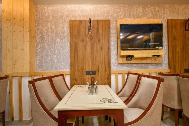 The restaurant at Holy Shivana, Rishikesh