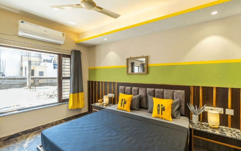 The AC Superior Double Room at The Hosteller Rishikesh, Ganges