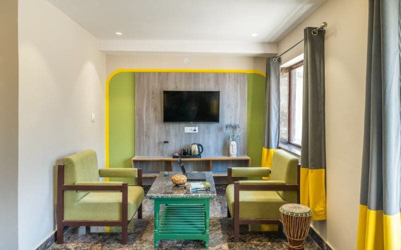 The Superior Double Room (AC) at The Hosteller Rishikesh, Ganges