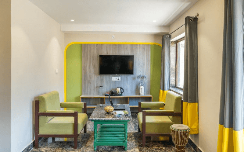 The AC Superior Double Room at The Hosteller Rishikesh, Ganges