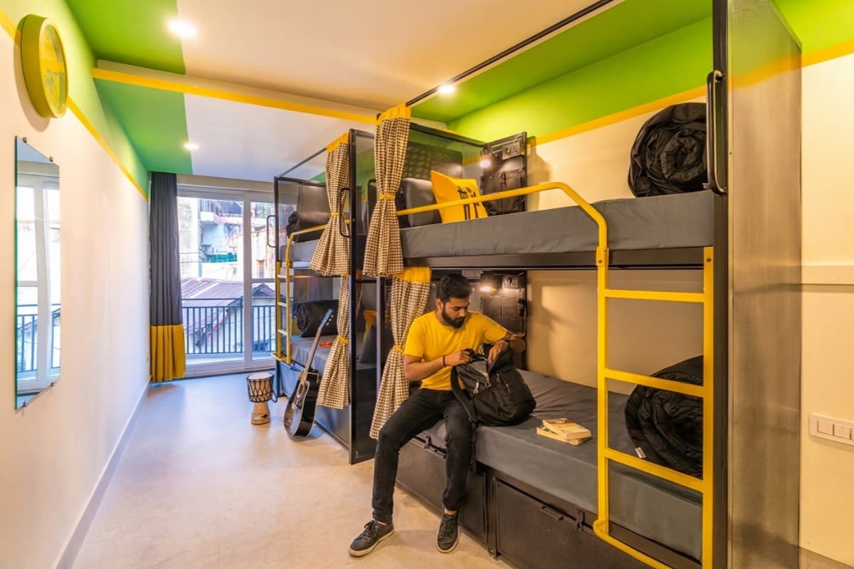 A dorm at The Hosteller Rishikesh, Laxman Jhula