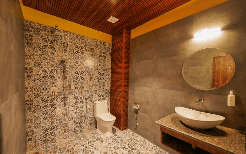 Inside the AC 10-Bed Dorm — Balcony at The Hosteller Rishikesh, Upper Tapovan