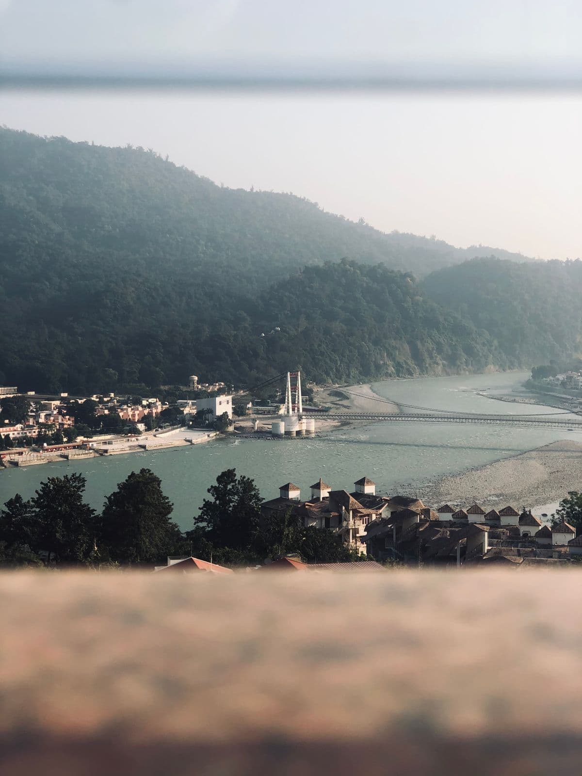 A café lane in Tapovan where Rishikesh locals spend their evenings